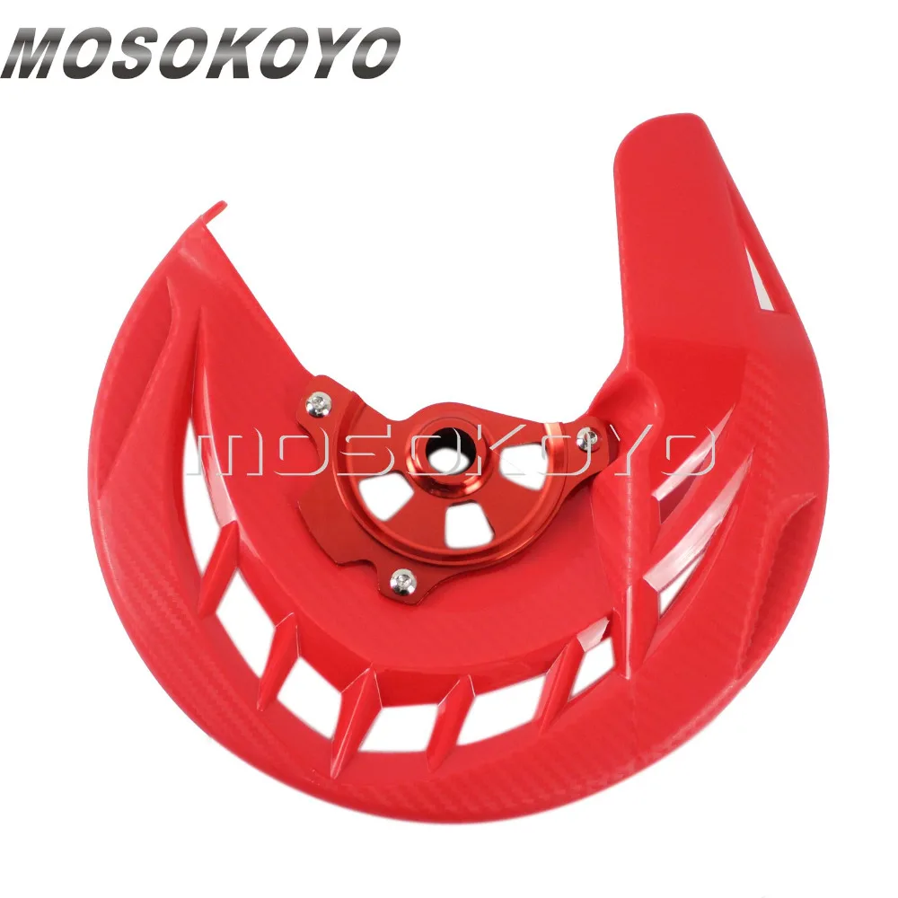 For Honda CR CRF 125R 250R 250X 450R 450X Motocross MX Enduro Dirt Bike X-Brake Front Disc Cover Rotor Guard 2004-2018