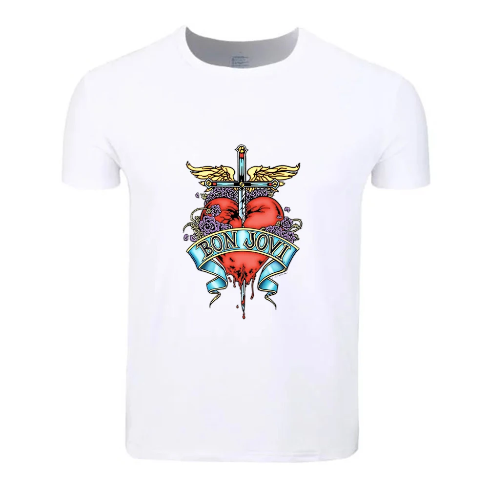 

Bon Jovi Big Size Cotton Students Summer T-Shirt Custom Casual Short Sleeve Men Women Boys Girls T Shirt Tees Kids Tshirt