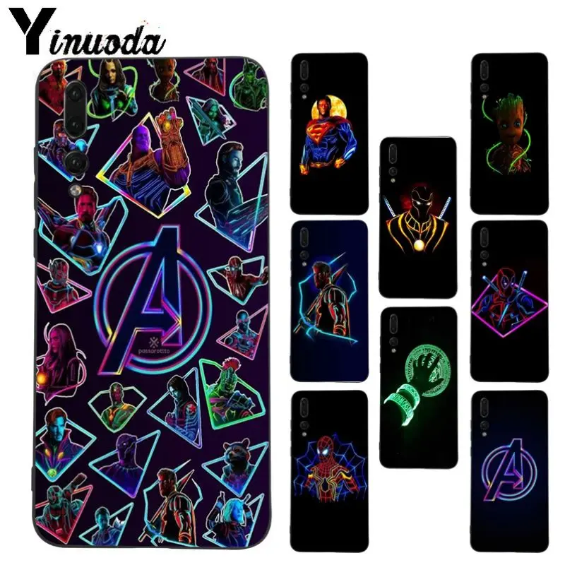 Чехол для телефона Yinuoda Marvel Супергерои из &quotМстителей&quot Huawei honor 8x 7a P20Lite P10 Plus