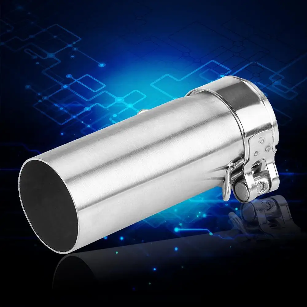 

Exhaust Systems 51mm Motorcycle Slip On Exhaust Middle Link Pipe Adapter Connector for Yamaha YZF-R6 2006-2014 escapamento moto
