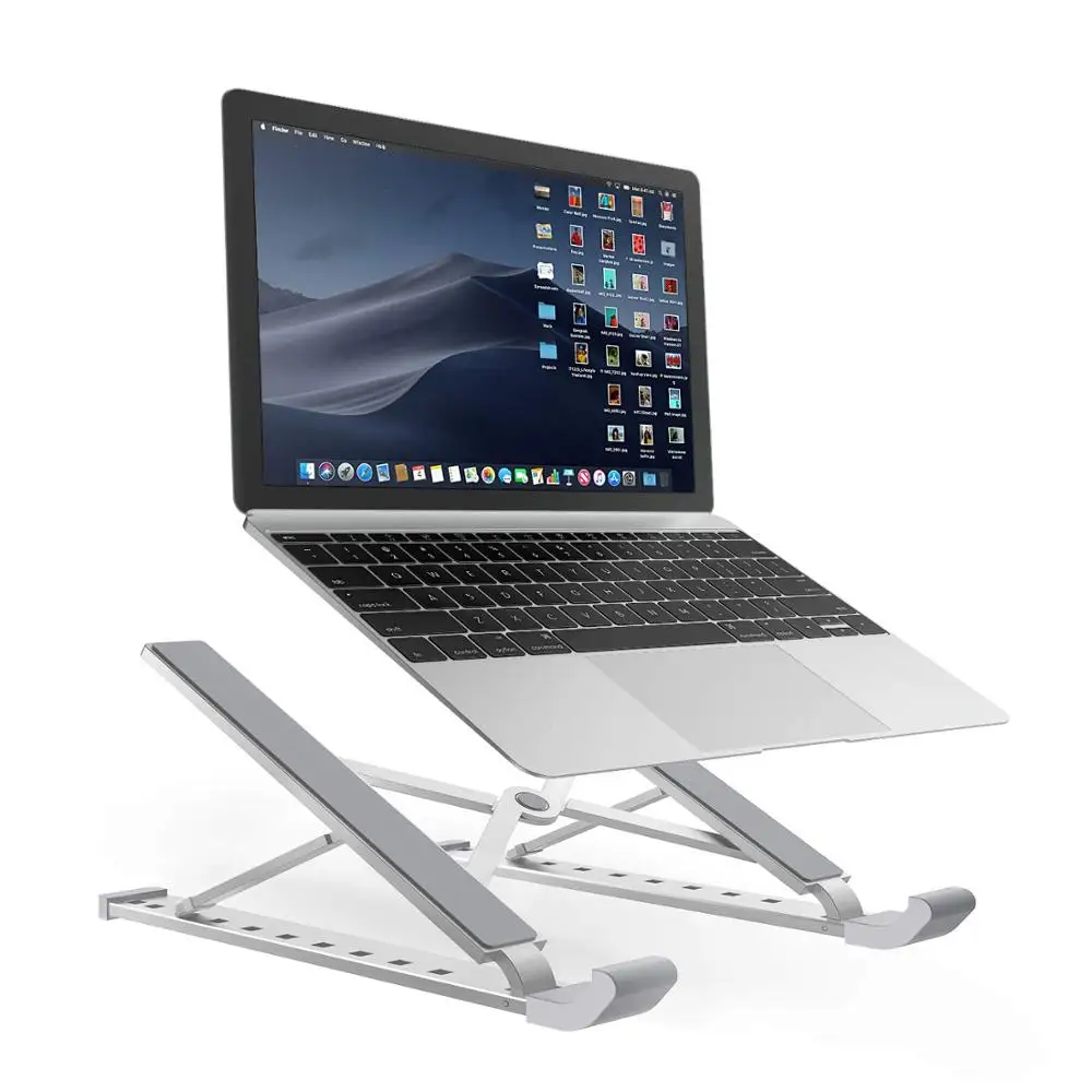 

Adjustable Aluminum Alloy Laptop Folding Stand Holder Bracket For Macbook Lenovo Dell Asus iPad Tablet Notebook Cooling Support