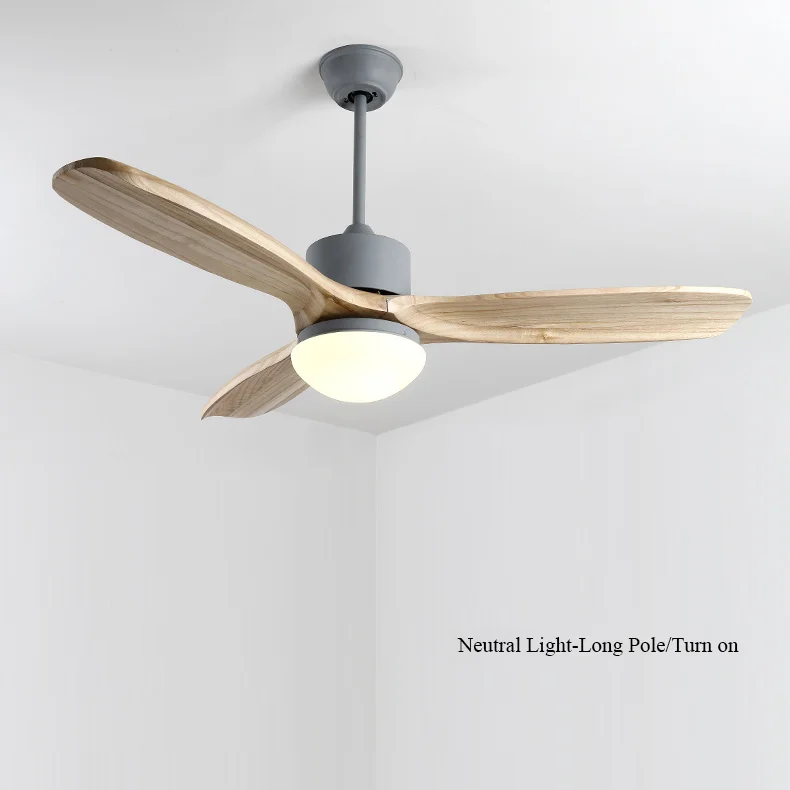Nordic Led 48 Inci Kipas Angin Plafon Kayu Kipas Angin Langit Langit Lampu Kamar Tidur Kipas Angin Plafon Dengan Lampu Remote Control Gratis Pengiriman Kipas Langit Langit Aliexpress