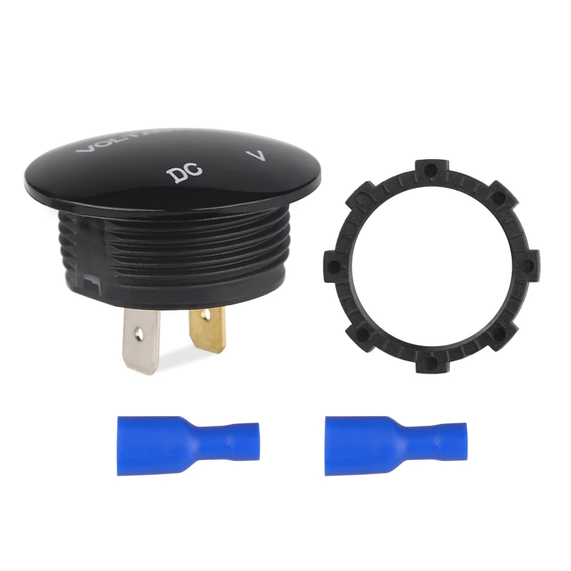 DC 12 V 24 Автомобильный Вольтметр для мотоцикла Измеритель Напряжения