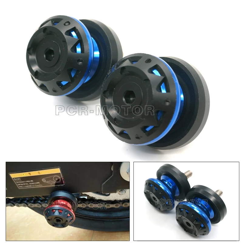

New M6 Motorcycle Swingarm Spools slider stand screws For v-max Yamaha YZF R1 R25 R3 R6 MT09 Triumph