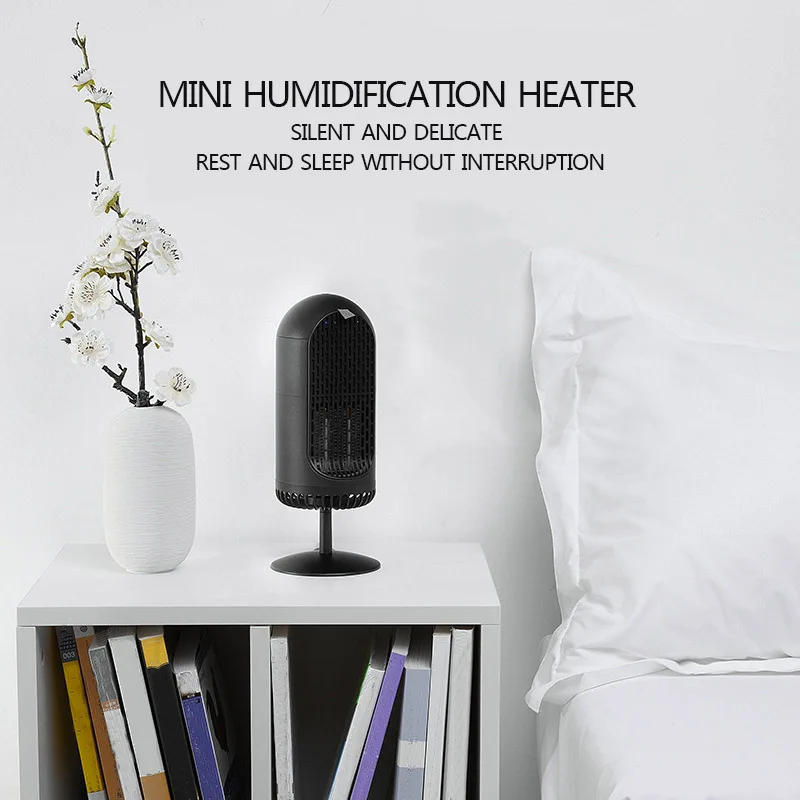 

Hot New 3 IN 1 Multi-function Mini Humidifier Heater Warm Air Blower Electric Desktop Fan Home Office High Quality HY99 ST10