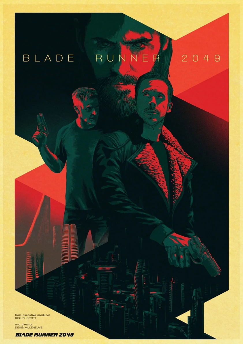Классический Action sci-fi movie Blade Runner ретро постер ВИНТАЖНЫЙ ПЛАКАТ Настенный декор для домашнего бара кафе