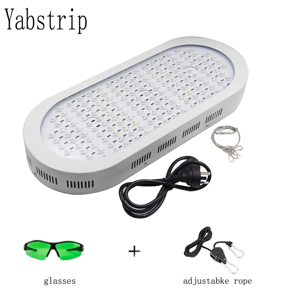 

Yabstrip double switch Full Spectrum Led Grow Light 800W Red Blue UV IR Growing Lamp For Hydroponics Flowers Plants Vegetables