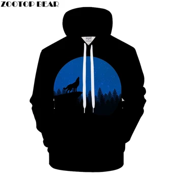 

Wolf 3D Hoodies Men Print Hoody Casual Tracksuit Groot Sweatshirt Brand Coat Pullover Male Streatwear Moon DropShip ZOOTOPBEAR