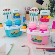 Детский 1 набор, детская игрушка для девочек, ролевые игры, мини-моделирование, кухонная посуда, кухонная посуда, набор игрушек для готовки
