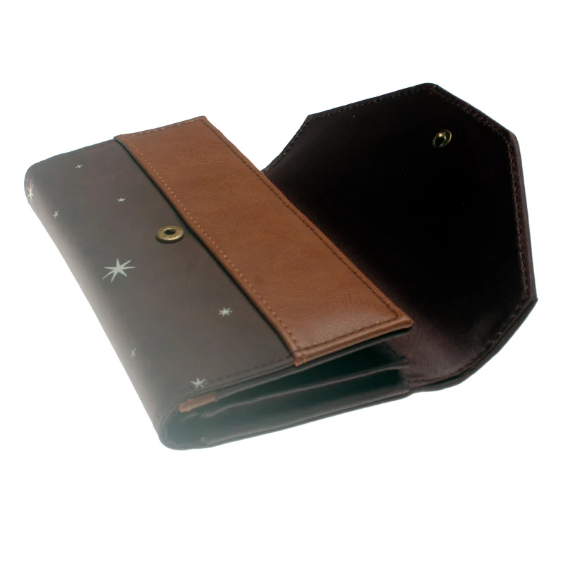 Harry Potter Hogwarts Crest Faux Leather Tri-Fold Women Wallet Harry Potter Hogwarts Crest Faux Leather Tri-Fold Women Wallet