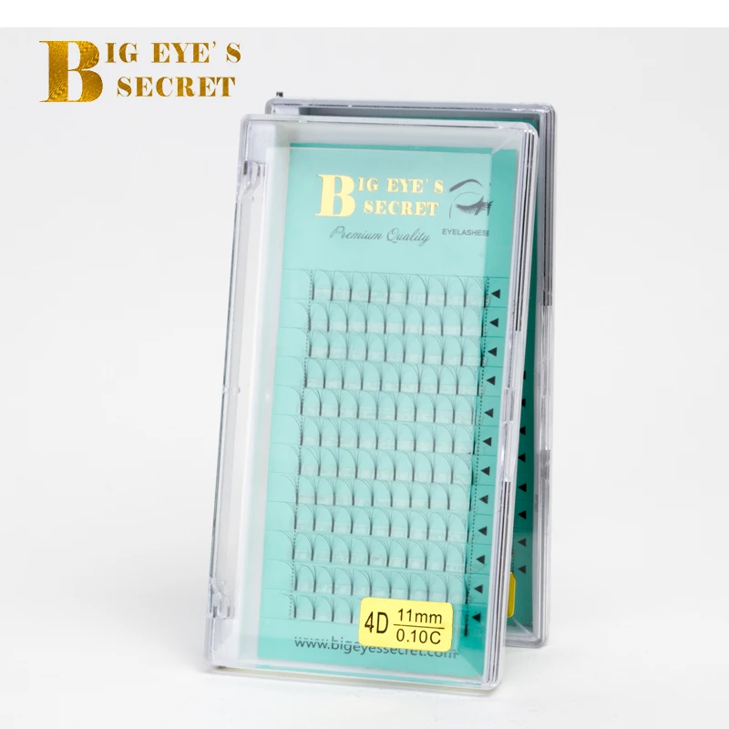 Big eye's secret Eyelash Extension premade volume fans 2D 3D 4D 5D long stem volume  premade fans