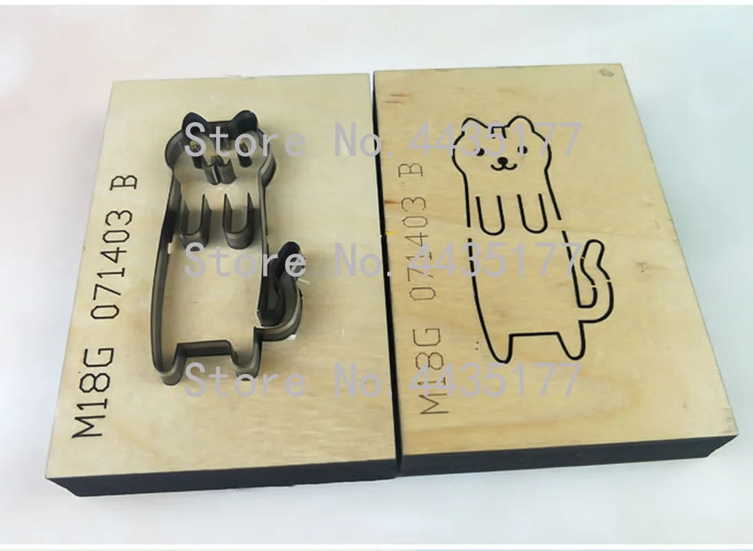 

Japan Steel Blade 2pcs/set Wooden Die cat Leather Craft Punch Hand Tool Cut Knife Mould Sewing Accessories