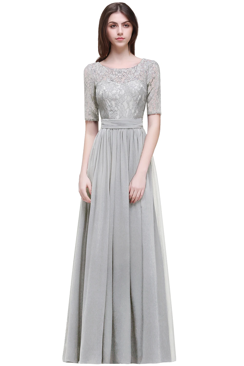 Vestido longo элегантные платья бордового цвета с короткими рукавами кружевные