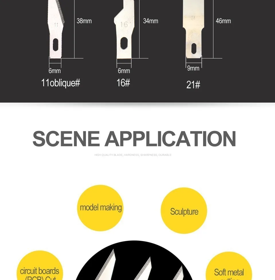 5 шт. металлическое лезвие для скальпеля, лезвие ножа, художественные канцелярские принадлежности, скульптура, резец, запасная гравировка, режущие принадлежности, сделай сам, канцелярские принадлежности