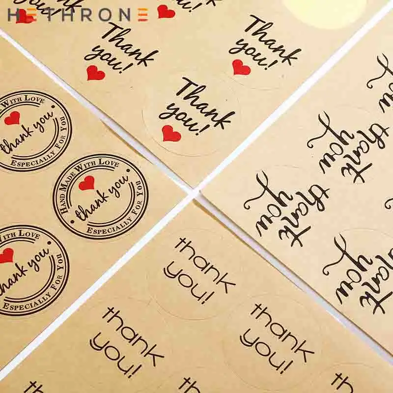 Hethrone Artistic creative English alphabet DIY Sticker Customize Envelope seal Sticker scrapbooking Journal Decorative Sticker