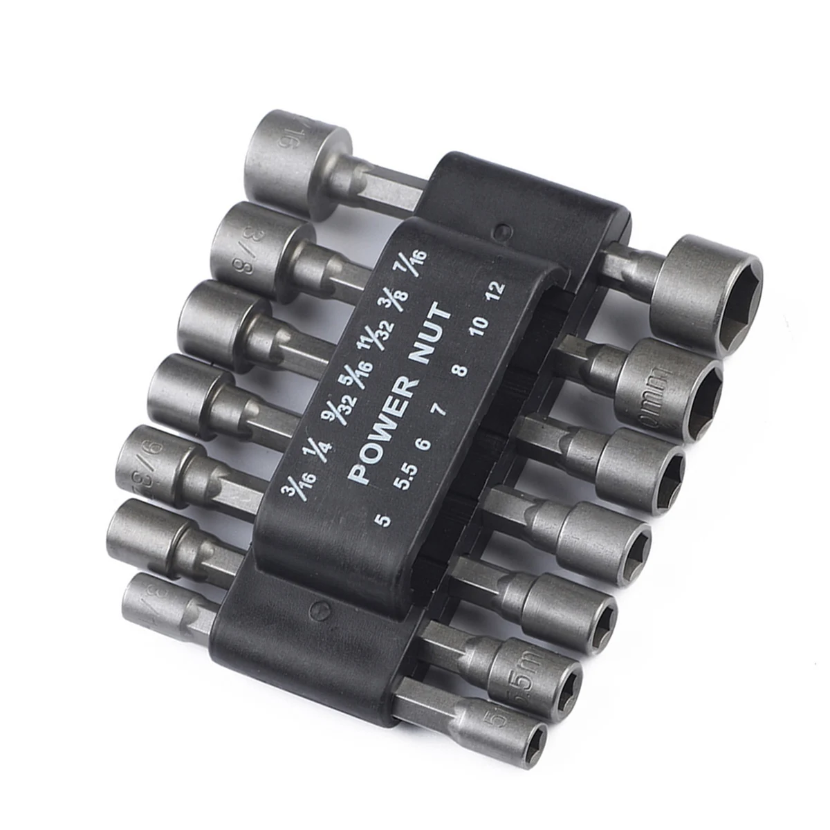 14 Pcs Imperial Impact Hex Bit Socket Set Driver Adapter Socket Bit Set