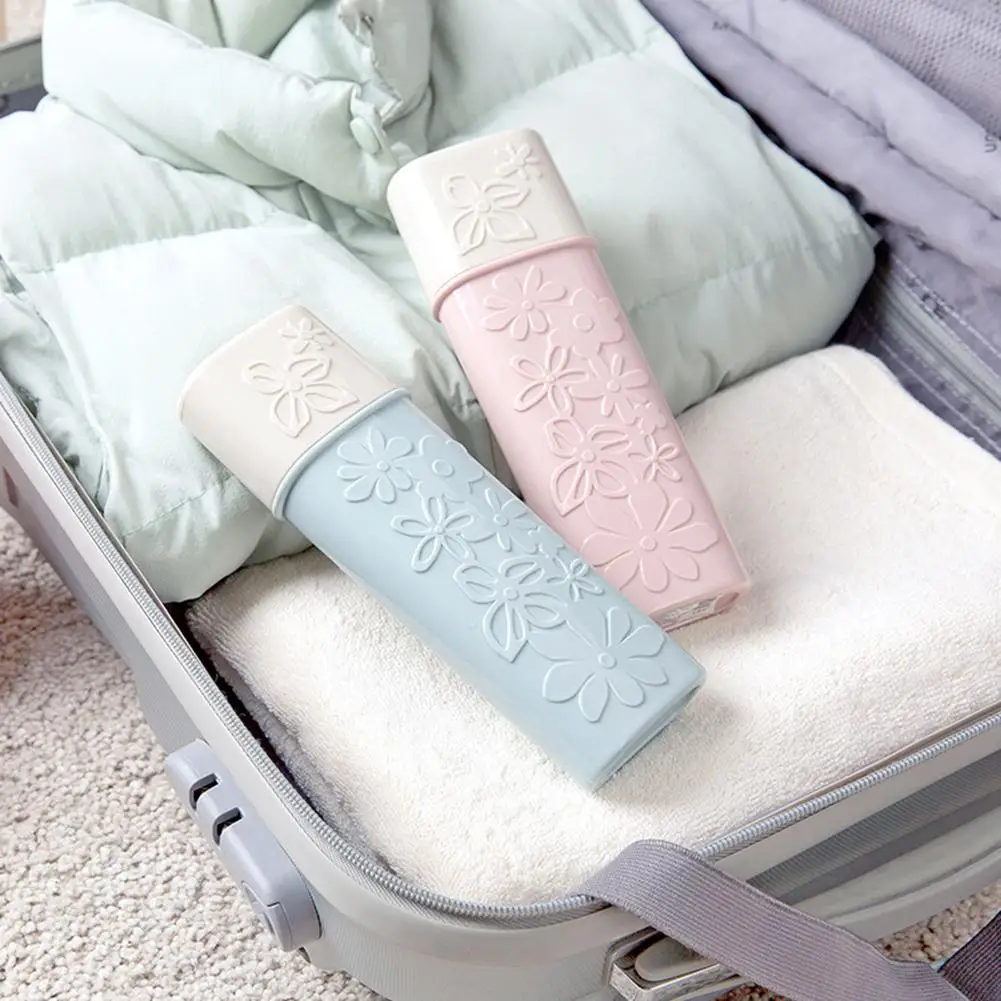 

Toothbrush & Toothpaste Storage Box Portable Toothbrush Box Travel Dental Supplies Box Holder Home Storage Box
