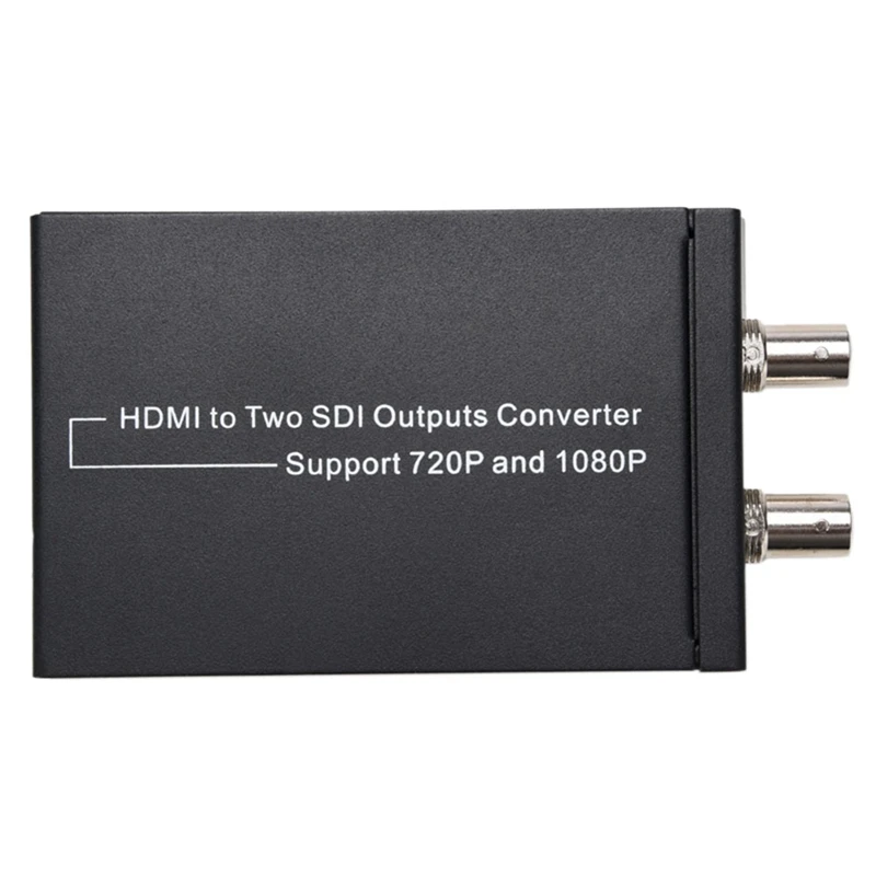 Hdmi Totwo Sdi конвертер Поддержка 720P 1080P(Eu Plug - Цвет: Black