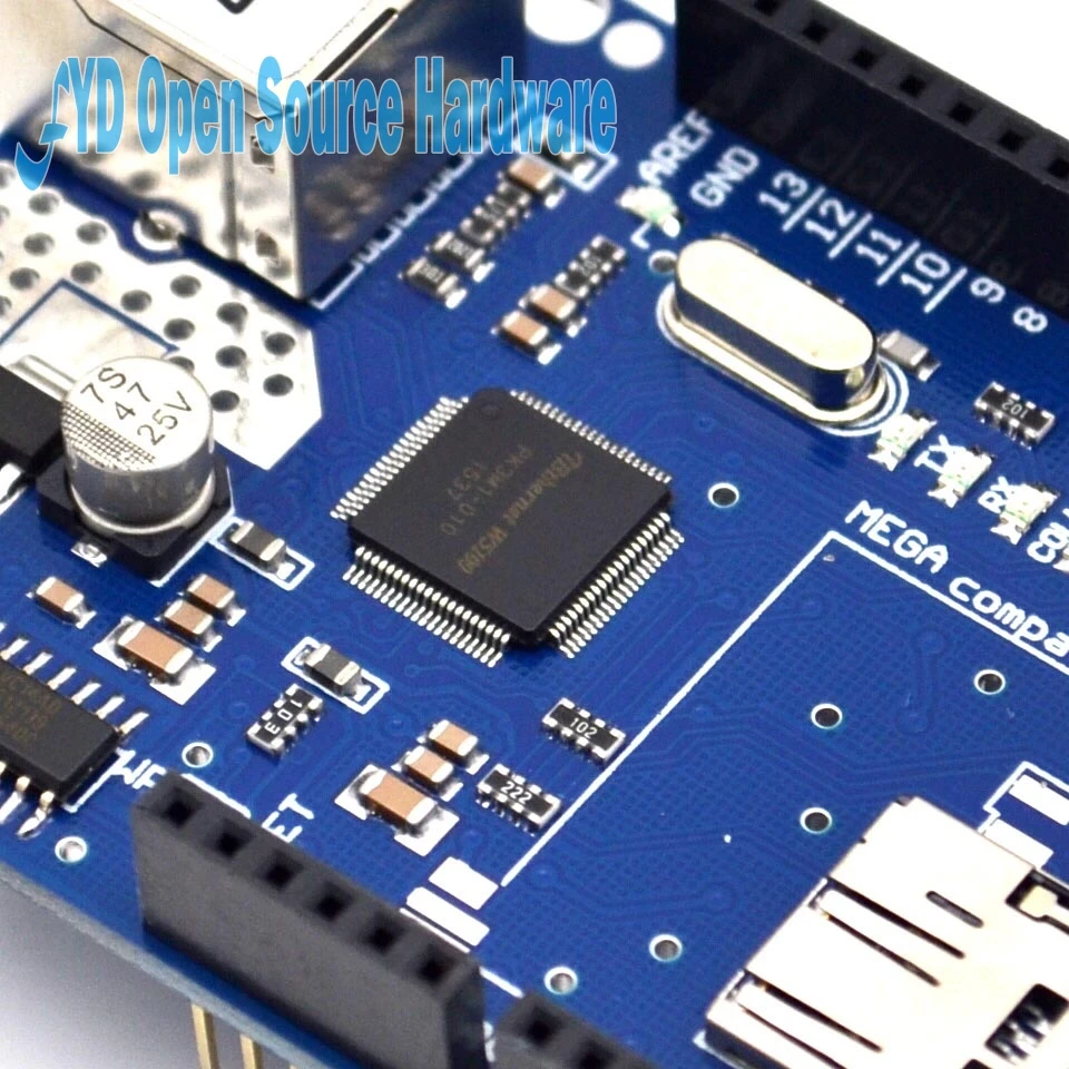 1 шт. Щит Ethernet щит W5100 R3 UNO Mega 2560 1280 328 UNR R3 W5100 макетная плата для arduino