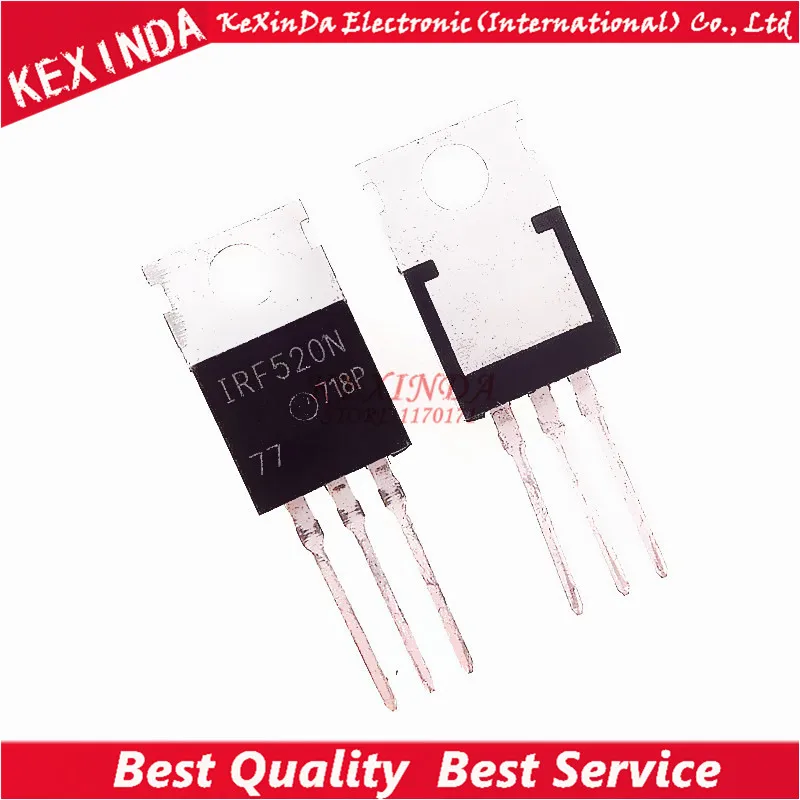 IRF520N IRF520 TO 220 IC 20pcs/lot Free shipping-in Integrated Circuits ...