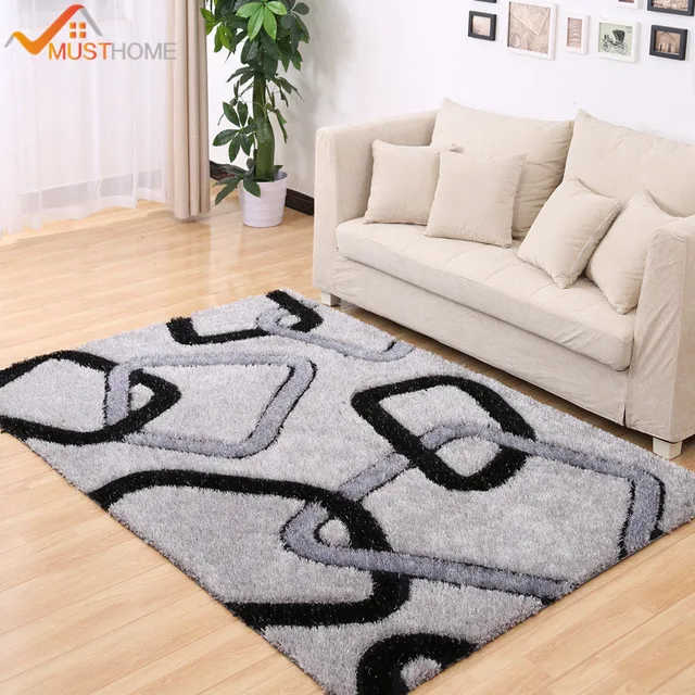 Thickening elastic yarn carpets home decorative mat and carpets for