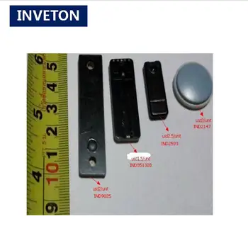 

long range adhesive sticker anti metal tag 860-960MHz rfid uhf tag with two holes iso18000-6c for asset management