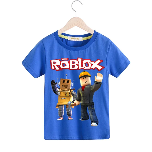 Children Roblox Game T shirt Clothing For Boy Summer Short Sleeve Tee