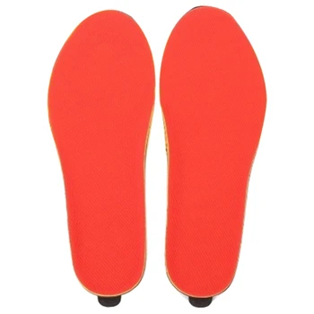 

AUAU-Electric Heated Shoe Insoles Foot Warmer Heater Feet Battery Warm Socks Ski Boot