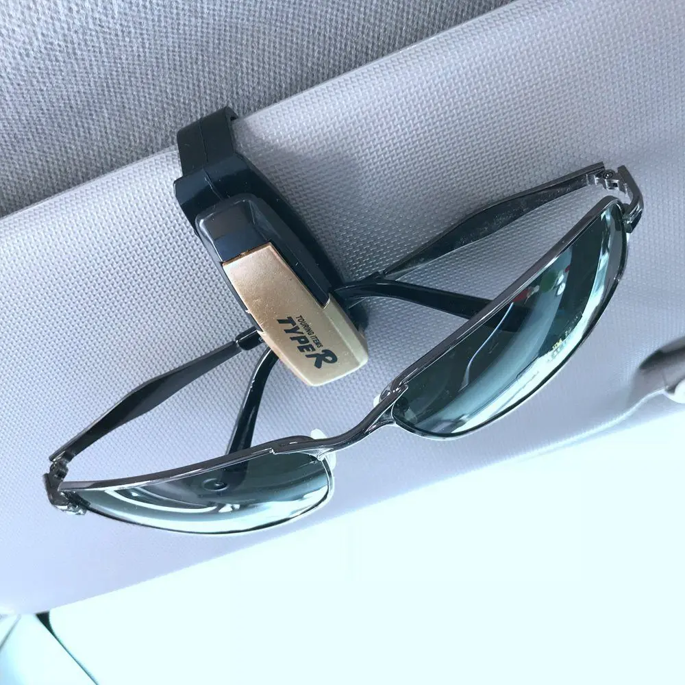 Supporto per Occhiali Occhiali Da Vista Della Cassa Universale Della Copertura  Del Supporto di Auto Da Sole Visiera Clip di Occhiali Da Sole Del Basamento  Accessori Auto per BMW Toyota VW|holder for