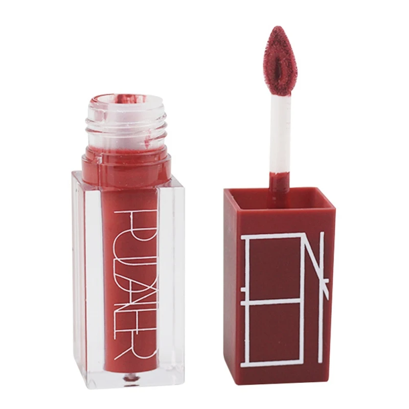 Lip Gloss Nude Makeup Matte Velvet Liquid Lipstick Non-stick Cup Colored Glaze |