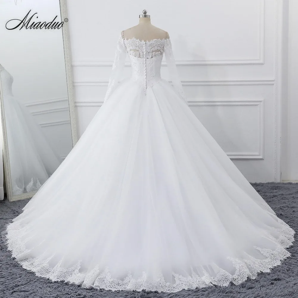 Vestido de Noiva, свадебное платье принцессы, бальное платье с открытыми плечами, Аппликация из бисера, кружевное платье невесты, свадебное платье, Robe De Mariee
