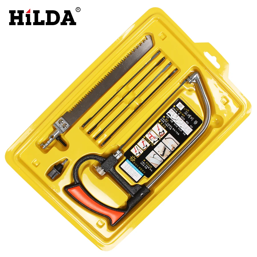 HILDA 8 в 1 Mental Magic Saw Hacksaw DIY ручная пила для деревообработки Набор пил набор с 6
