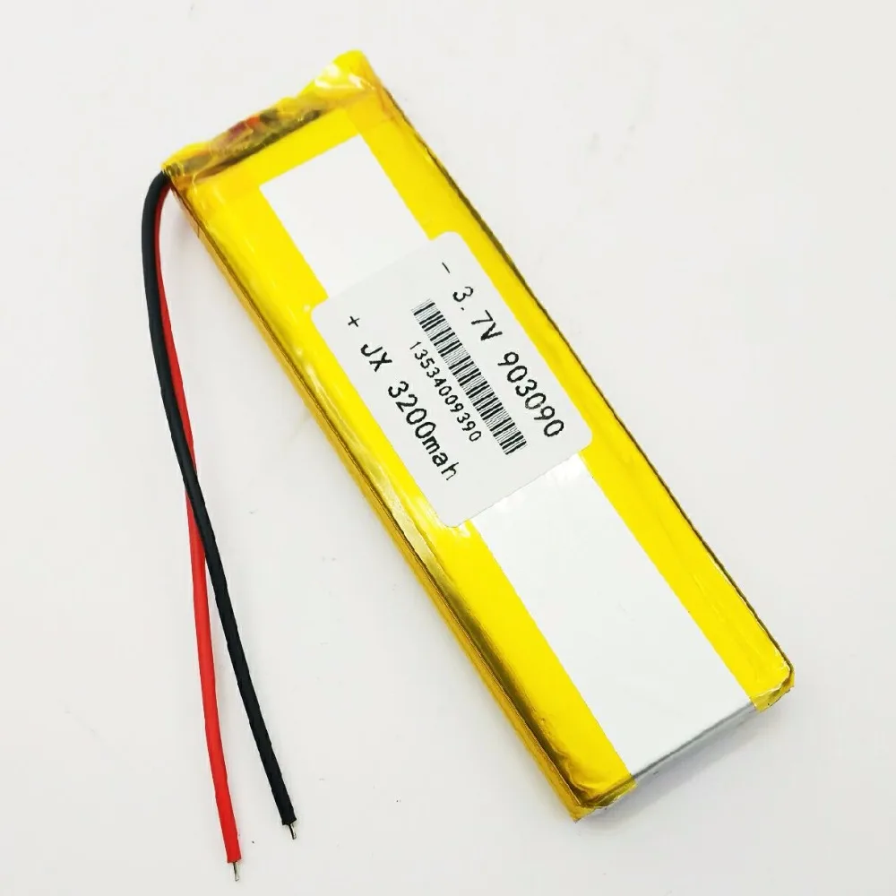 3 7 V батарея 903090 3200mah длинная полоса литиевая LED красота лампа ручной свет
