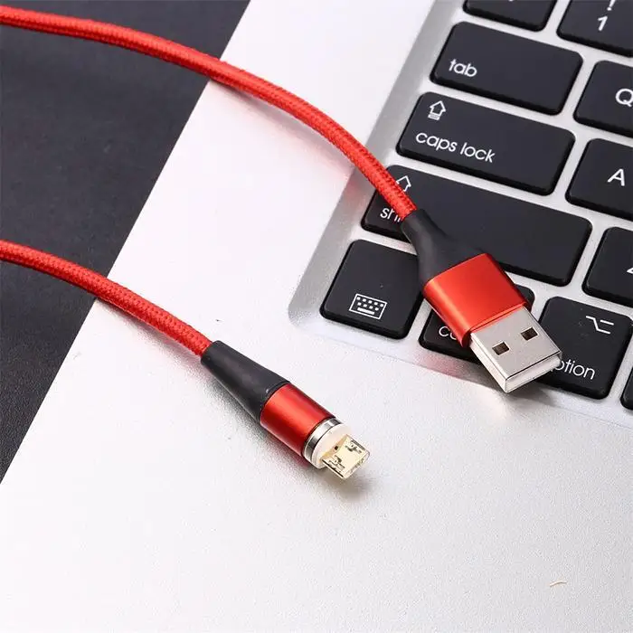 2 в 1 Магнитный type-C Micro USB головка зарядный дата кабель Портативный USB интерфейс 1 м 5 В/2A 9V2A основной Коммуникационный кабель