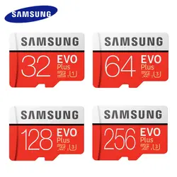 SAMSUNG 100 МБ/с. Micro SD Card 8 г 16 г 32 г 64 г 128 г 256 г для телефона Class10 U3 U1 4 К Microsd карта флэш-памяти TF карты для телефона