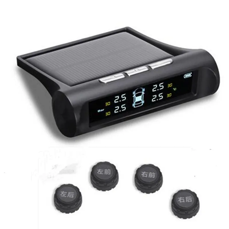 

2017 New Solar Power TPMS Wireless Tire Pressure Monitoring System With LCD color display