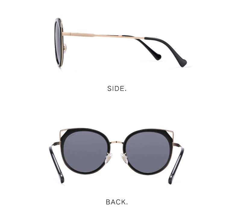Женские новые поляризованные солнцезащитные очки PARZIN, модная металлическая оправа, индивидуальные солнцезащитные очки высокого качества для вождения