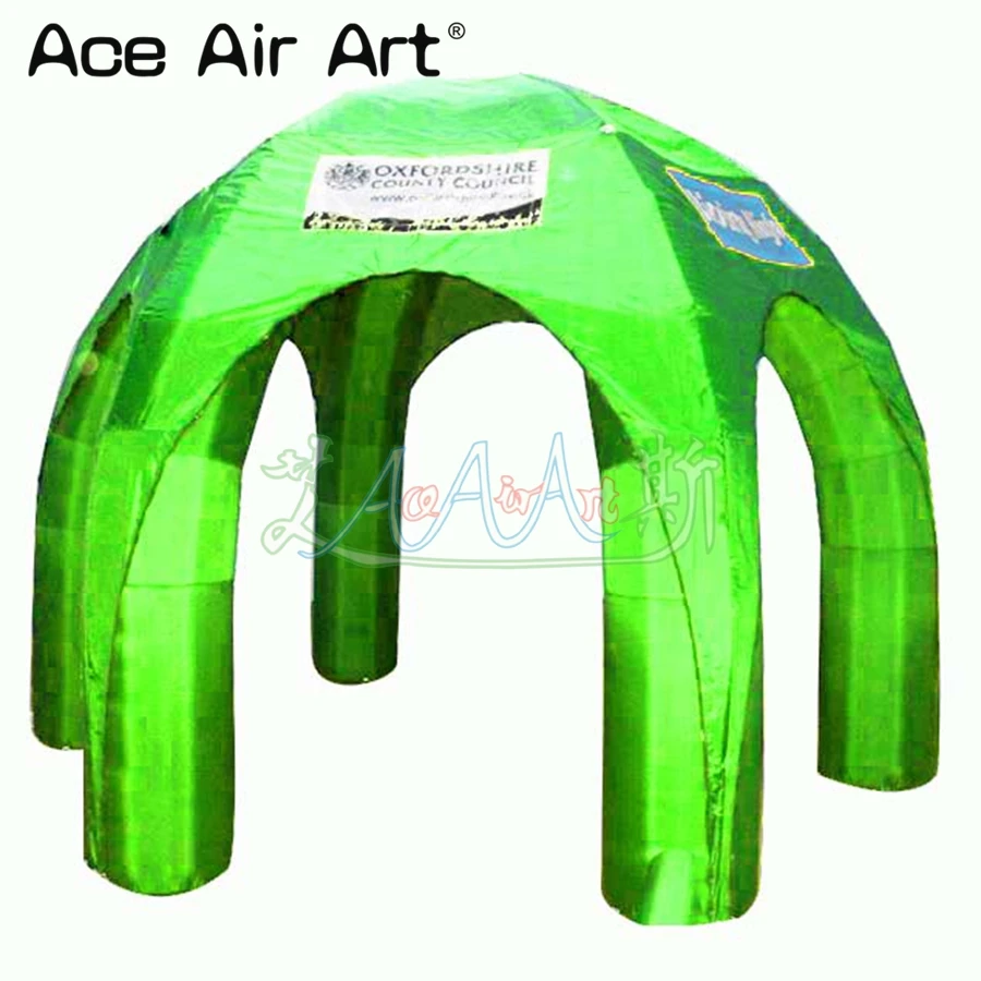 

Top quality small inflatable spider tent/event station,3m diameter pop up dome tentage for advertising