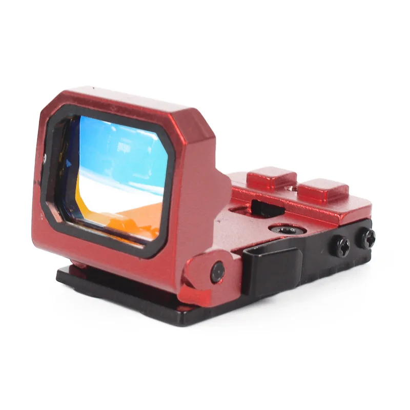 

Robin Hunting Tactical Red Dot Sight Collimator Glock Rifle Reflex Sight Scope Mini Foldable Red Dot For Outdoor Hunting