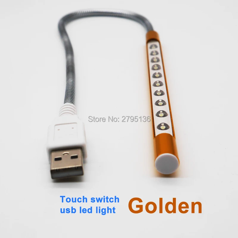Новое поступление светодиодная USB лампа 10 светодиодов настольные мини лампы