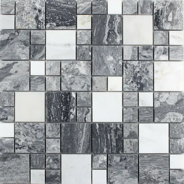 Natural Marbletiles Sheet Diamond Stone Mosaic Tile Art Wall Natural Marbletiles Sheet Diamond Stone Mosaic Tile Art Wall Stickers Kitchen Backsplash Design Bathroom Shower Floor Tiles