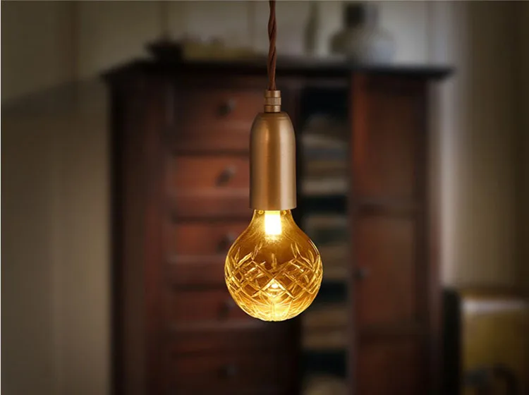 Винтажный Лофт Хрустальный подвесной светильник стеклянный шар подвесной светильник DIY паук хрустальный светильник для внутреннего освещения