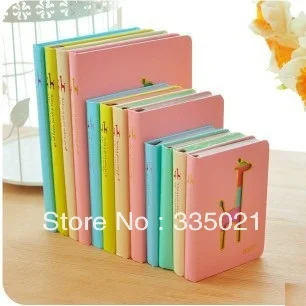 

Lovely beautiful giraffe daily book hard cover school notebook birthday gift diary note copybook paper pocket notepad
