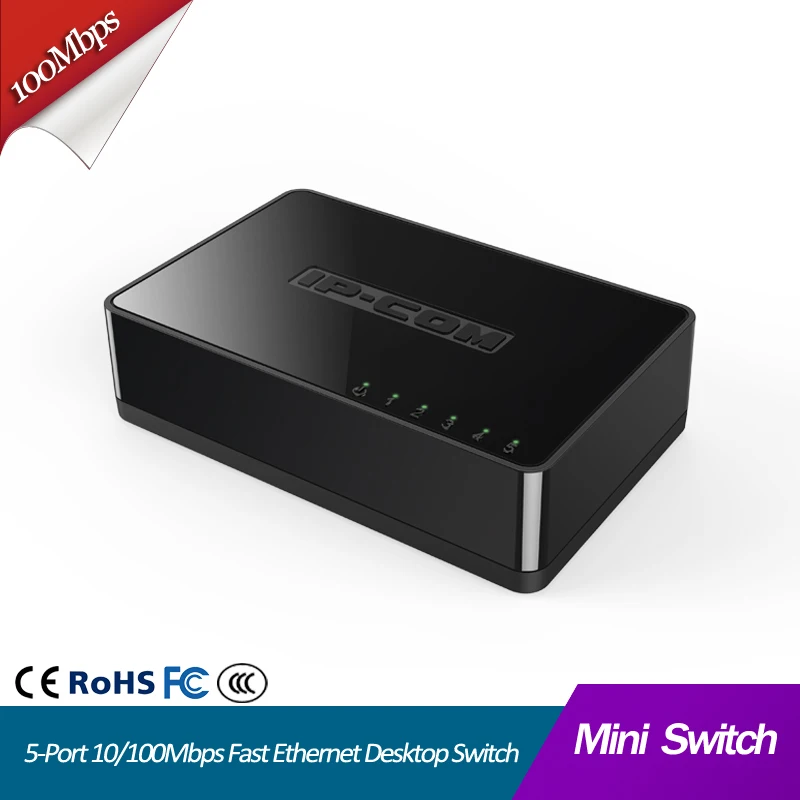 Мини сетевой коммутатор 10/100 Мбит/с 5 портов быстрый Ethernet концентратор LAN rj45 lan хаб