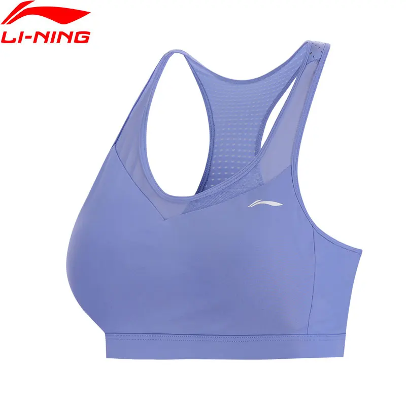 

Li-Ning Performance Women Base Layer Sports Bras Walking Fitness Medium Support Tight Fit LiNing Sport Bra Tops AUBN036