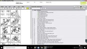 

for CLARK ForkLift Trucks PartsPro Plus 2019 V486