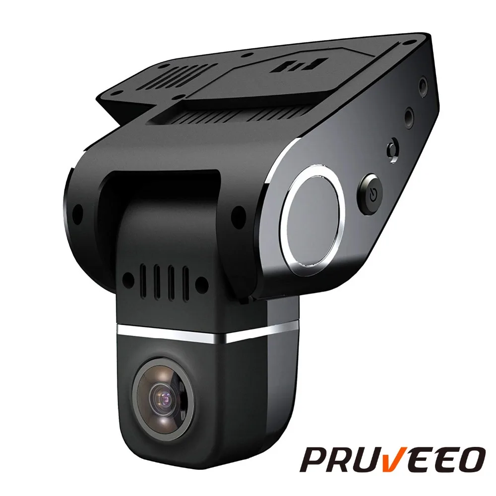 Видеорегистратор Pruveeo с двумя камерами фронтальная и задняя камера FHD 1080P + 480P 2 0
