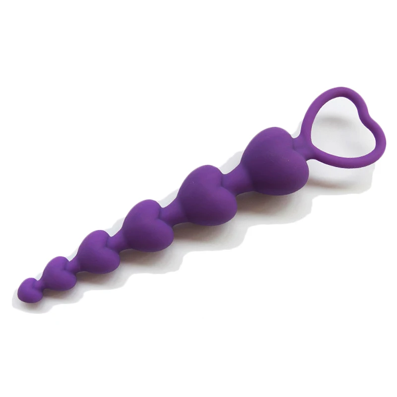 hh00p HeartSilicone Medium Butt Plug (15)