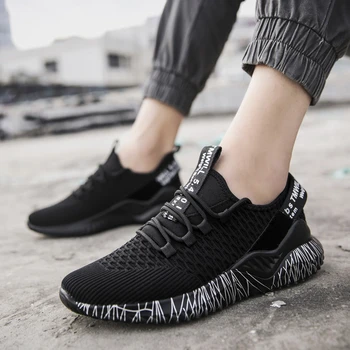 

GUDERIAN Spring/Autumn Men Shoes Lightweight Mesh Walking Sneakers Men Shoes Breathable Outdoor Mens Casual Shoes Herenschoenen