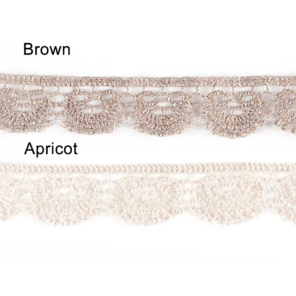 

1 Yard 2.5cm New Water Soluble Lace Ribbon Sewing Trimming Handmade Apparel Fabric Crafts Cotton Accessory